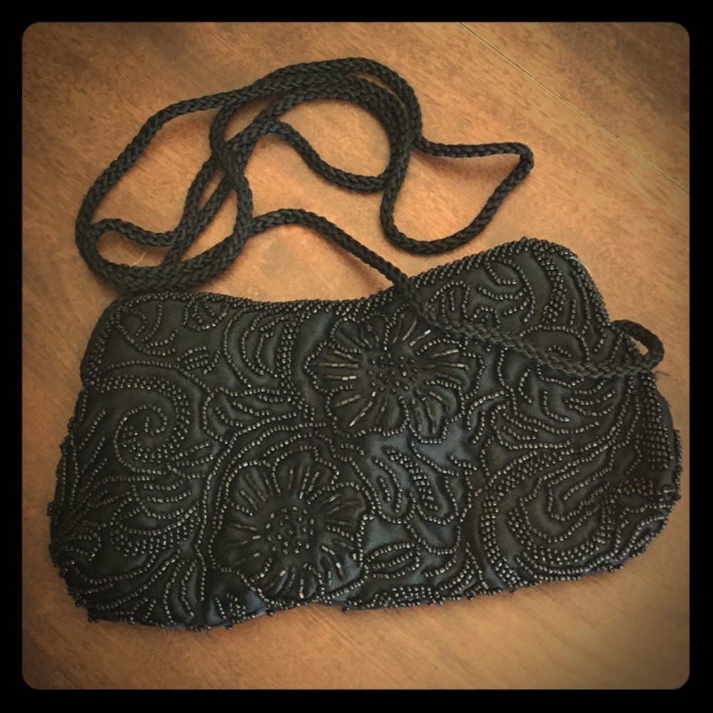 Beaded formal purse